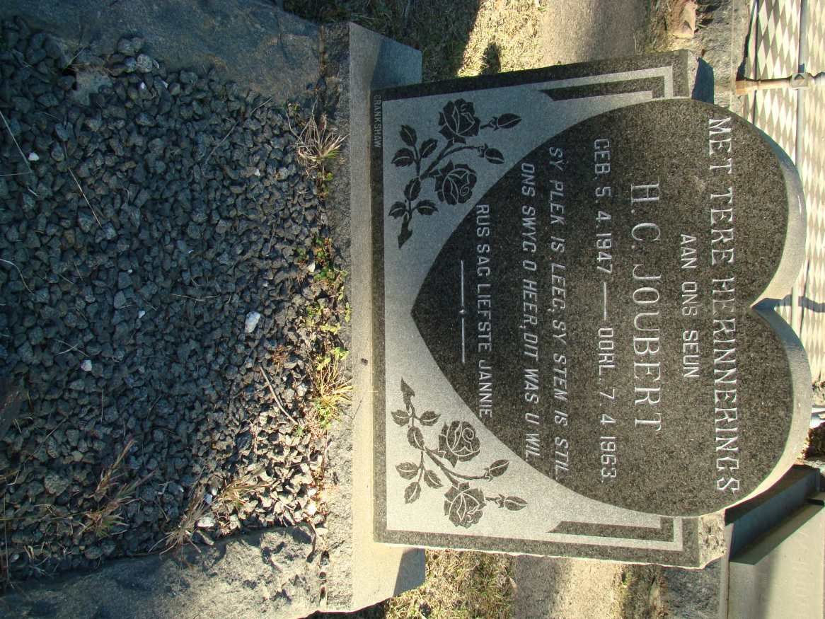 JOUBERT H.C. 1947-1963