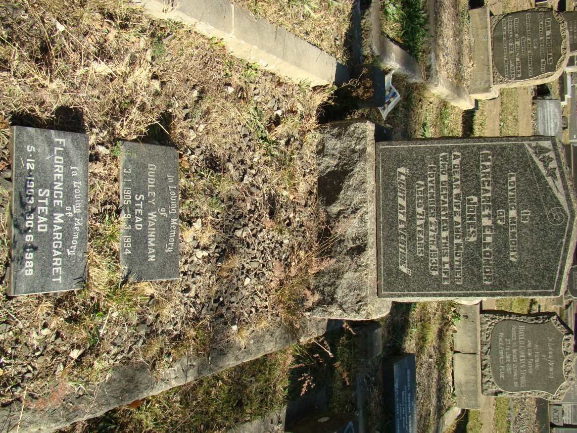JONES Margaret Eleonor -1938 :: STEAD Dudley Wainman 1905-1994 &amp; Florence Margaret 1903-1989