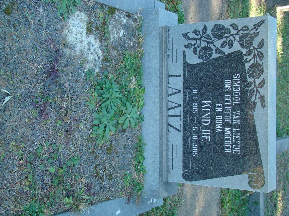 LAATZ Kindjie 1915-1985