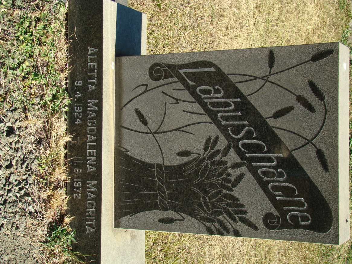 LABUSCHAGNE Aletta Magdalena Magrita 1924-1972