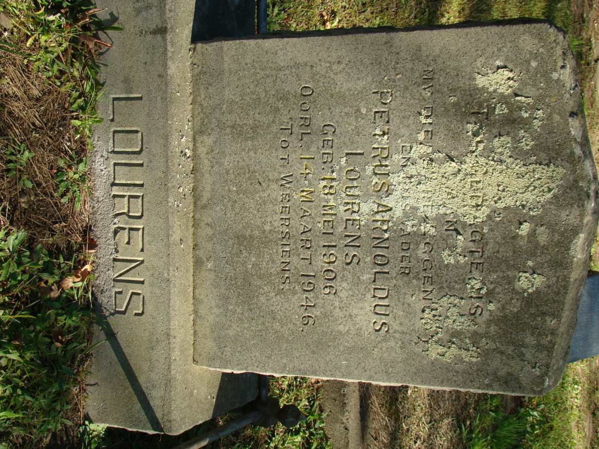 LOURENS Petrus Arnoldus 1906-1946