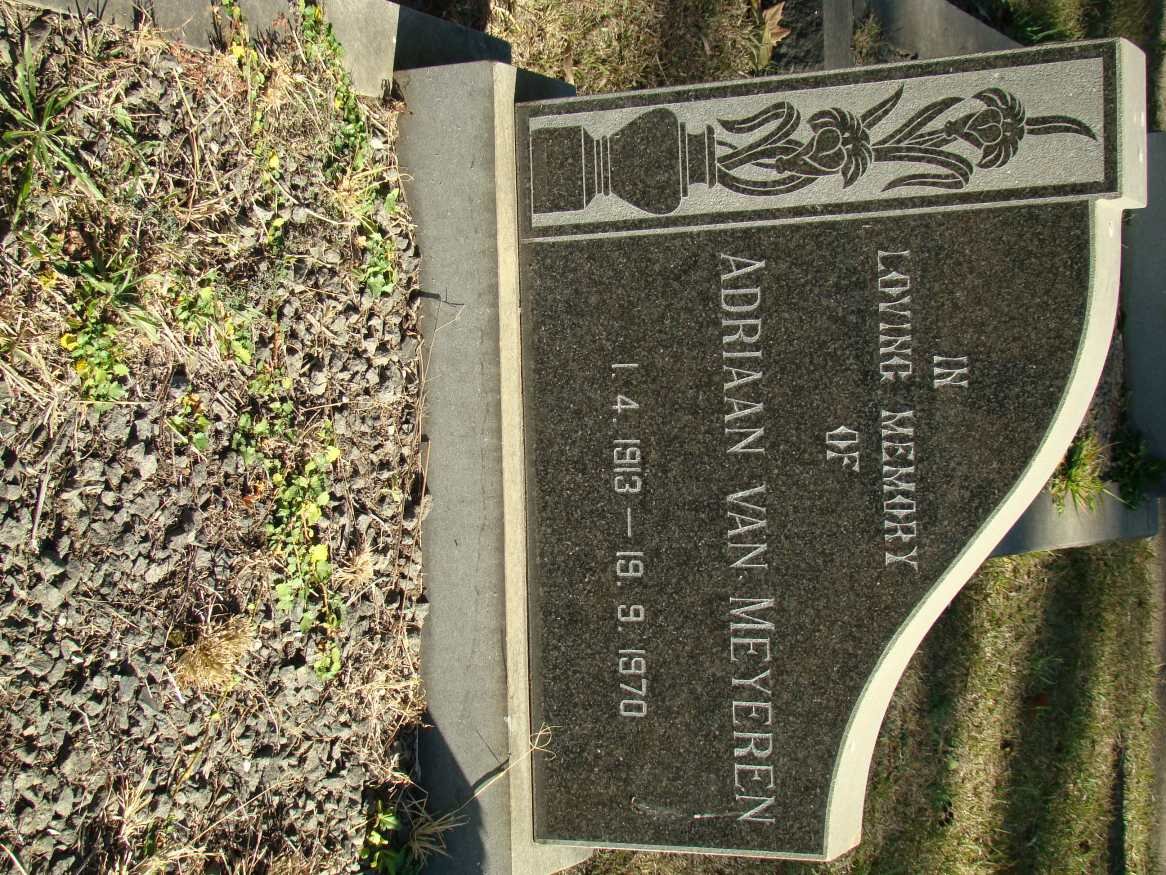 MEYEREN Adriaan, van 1913-1970