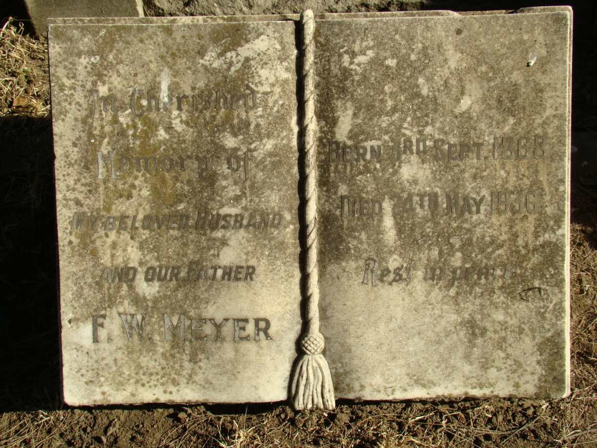 MEYER F.W. 1868-1936