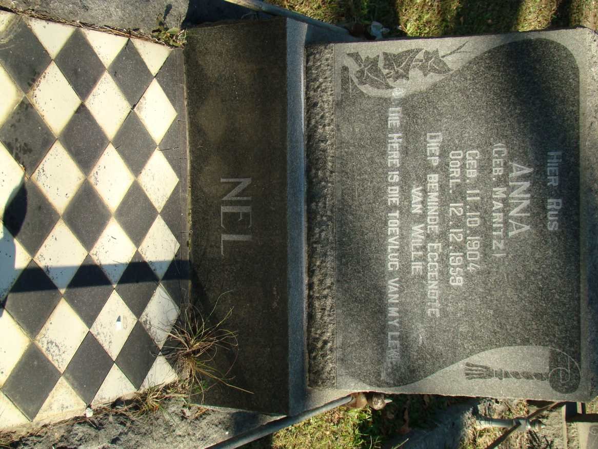 NEL Anna nee MARITZ 1904-1959