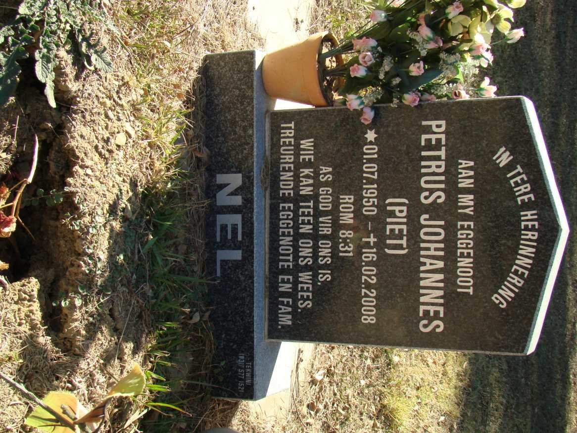 NEL Petrus Johannes 1950-2008