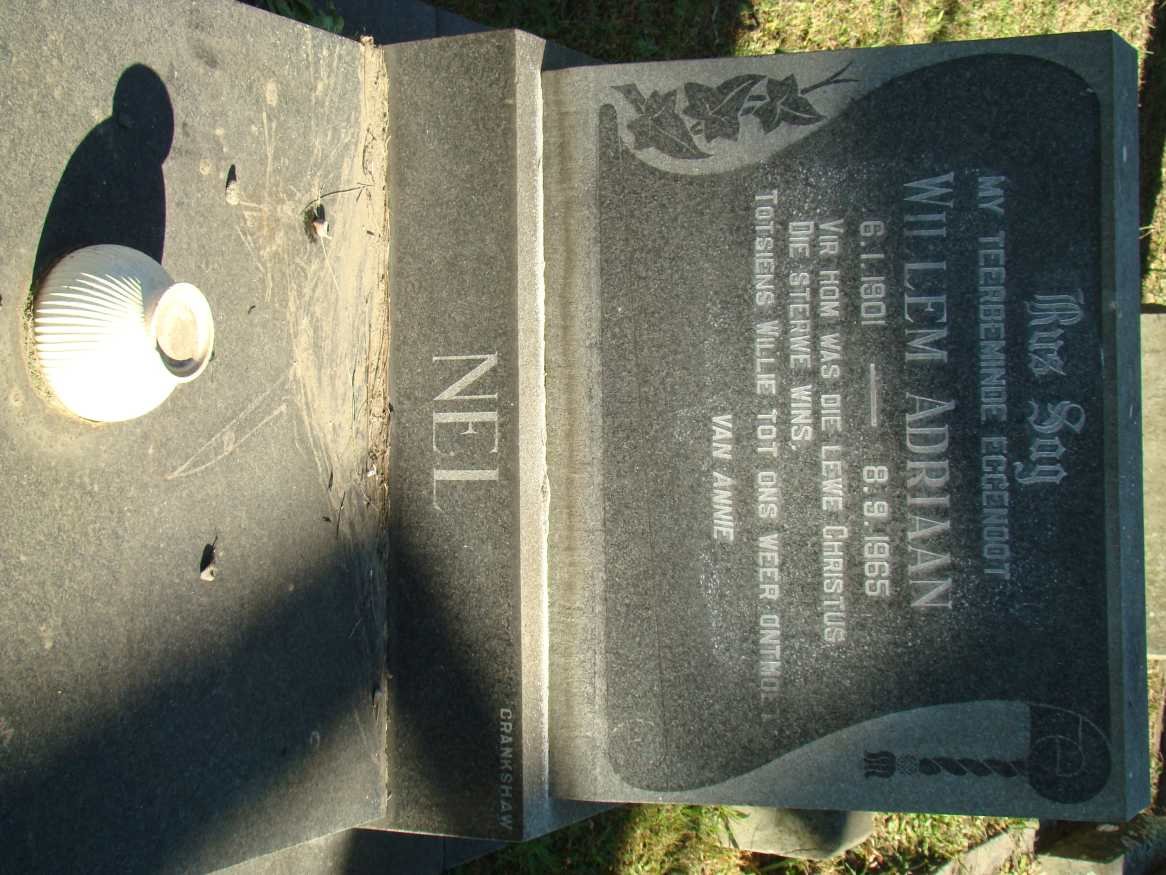 NEL Willem Adriaan 1901-1965
