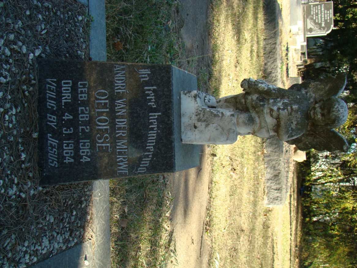 OELOFSE Andre van der Merwe 1964-1964