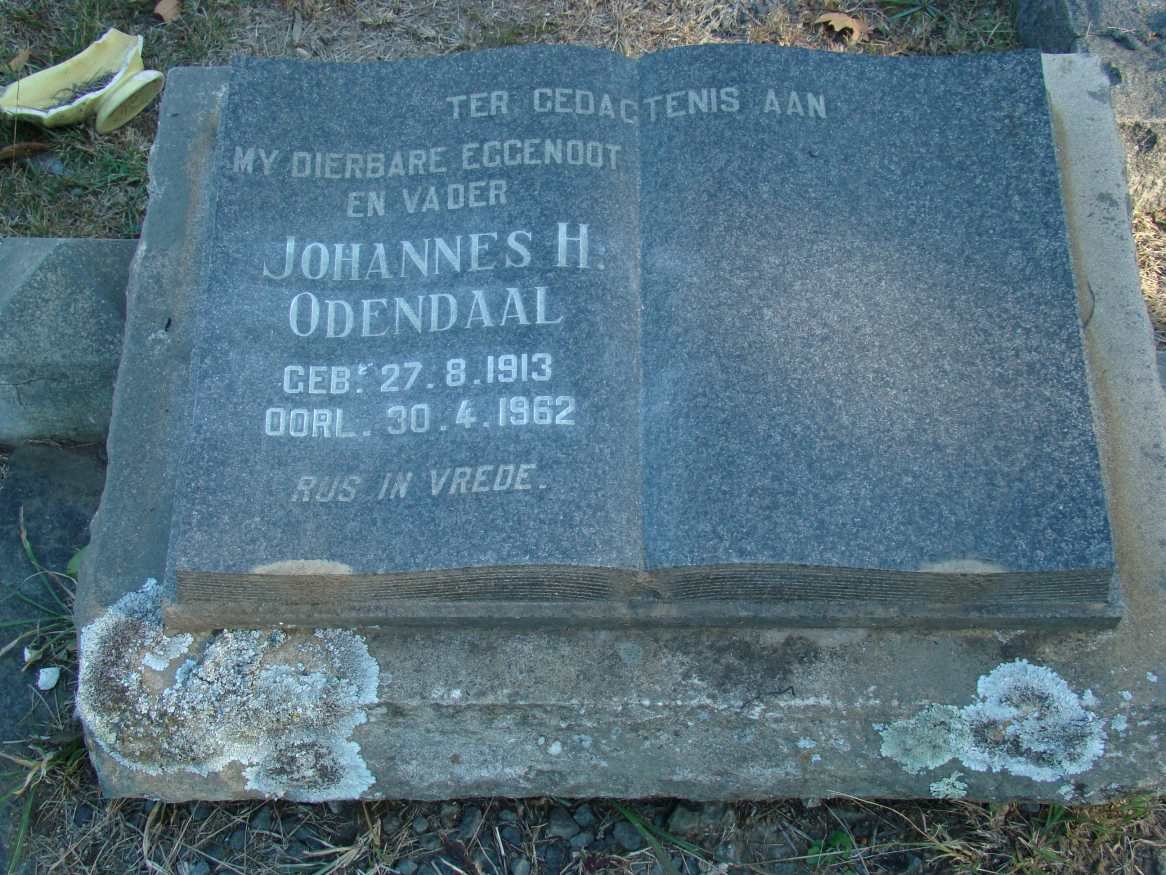 ODENDAAL Johannes H. 1913-1962
