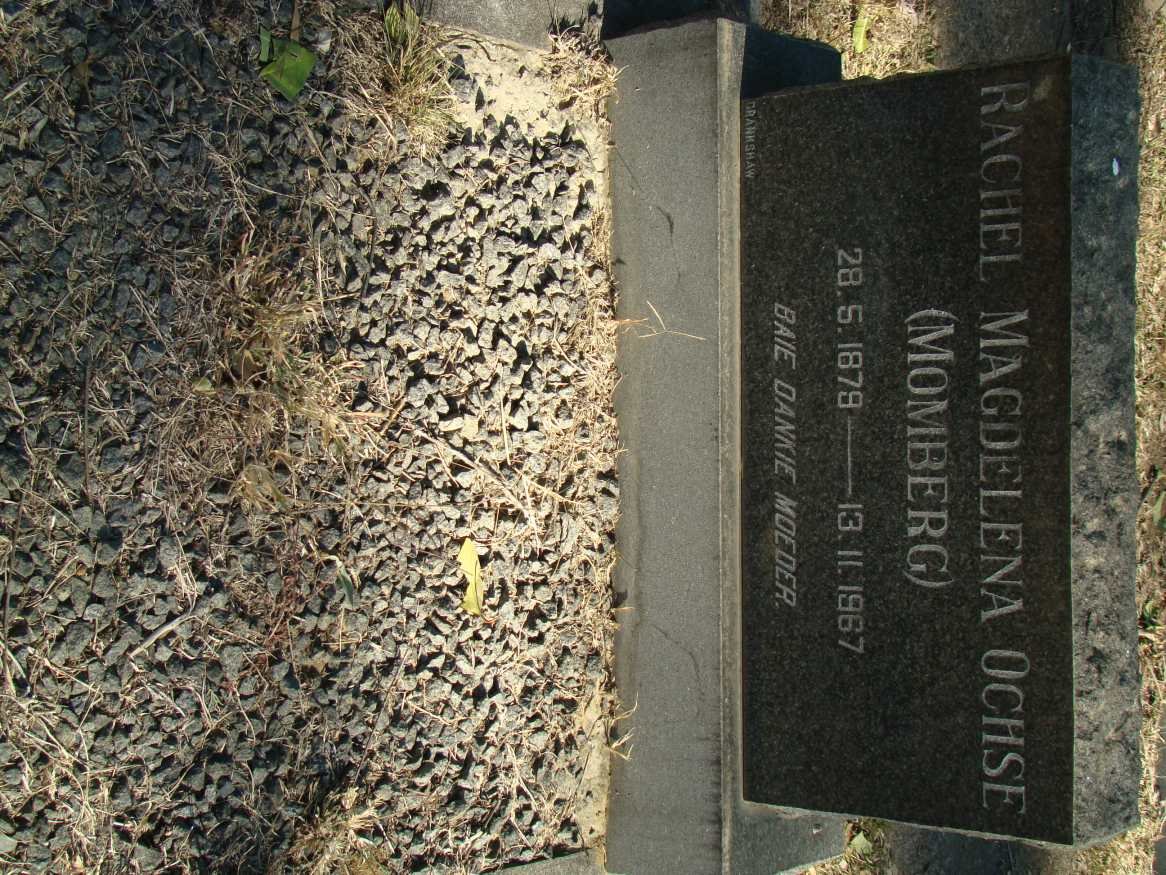 OCHSE Rachel Magdelena nee MOMBERG 1879-1967