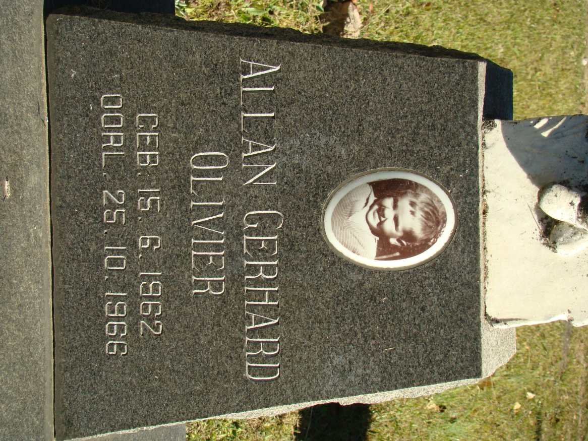 OLIVIER Allan Gerhard 1962-1966