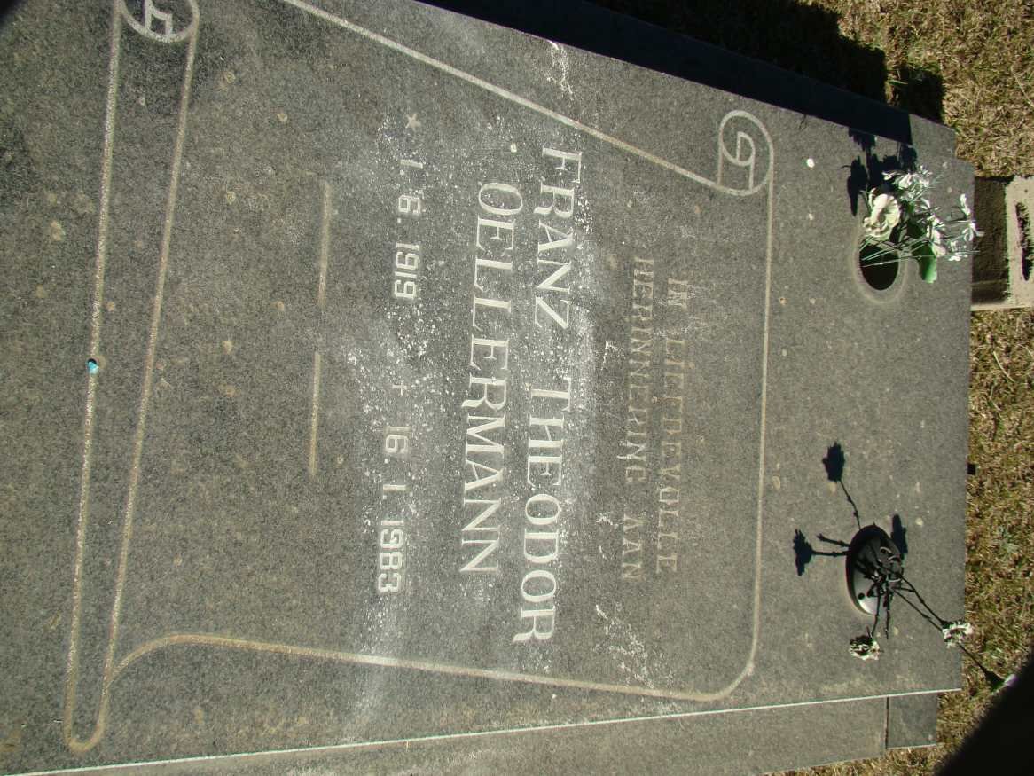 OELLERMANN Franz Theodor 1919-1983
