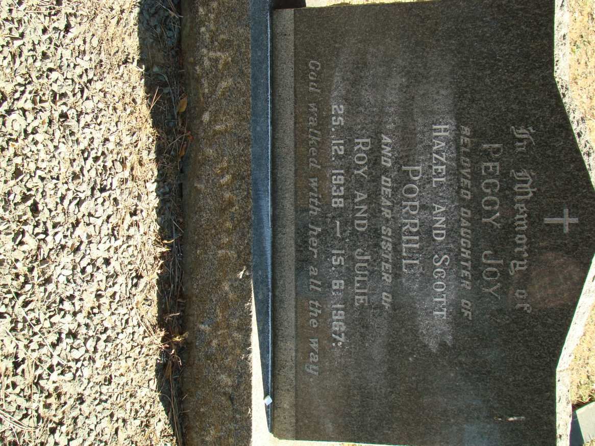PORRILL Peggy Joy 1938-1967