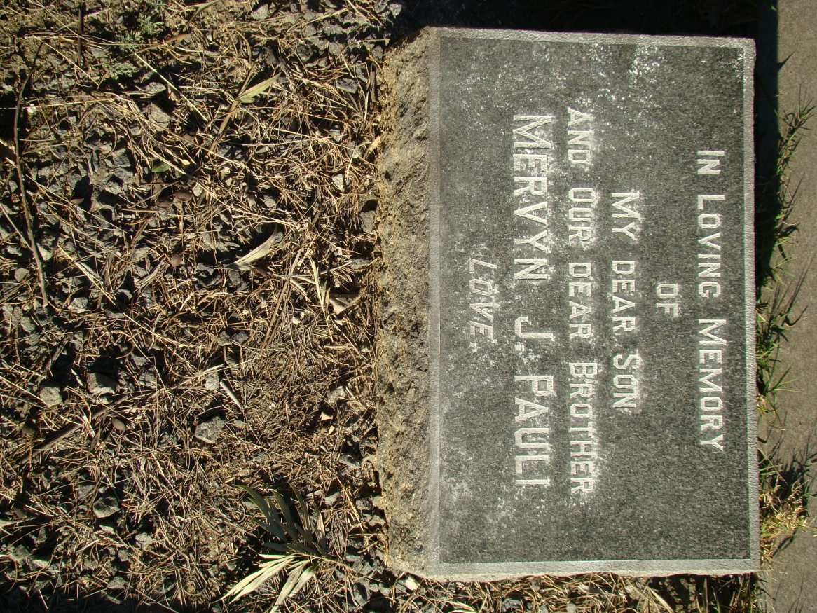 PAULI Mervyn J.