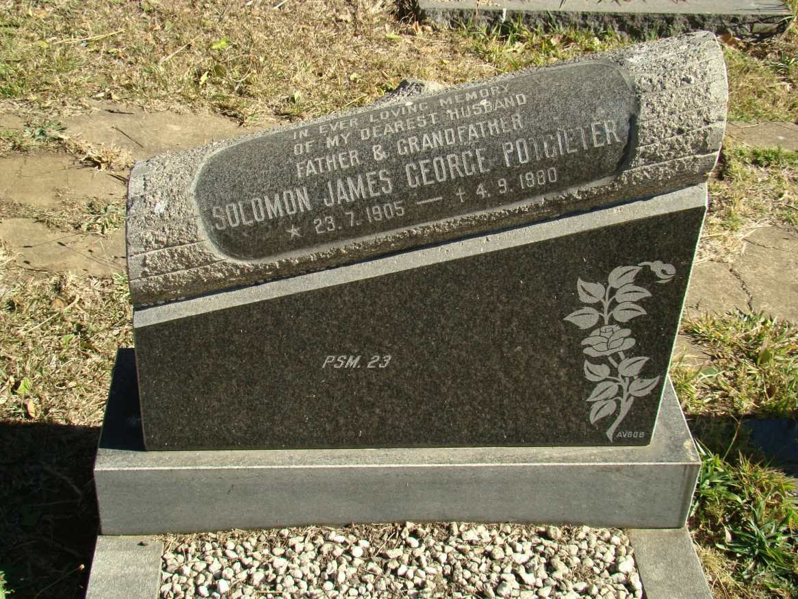 POTGIETER Solomon James George 1905-1980