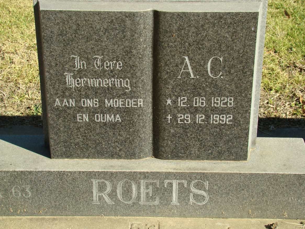 ROETS A.C. 1928-1992
