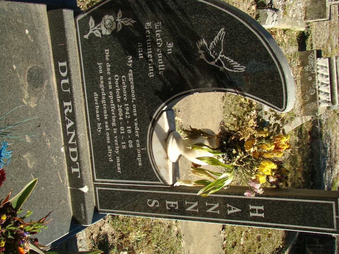RANDT Hannes, du 1942-2004