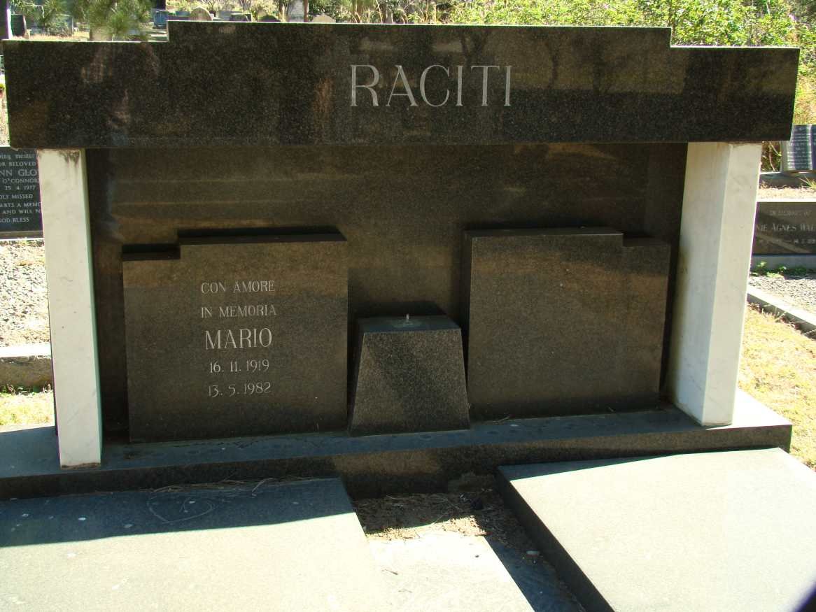 RACITI Mario 1919-1982