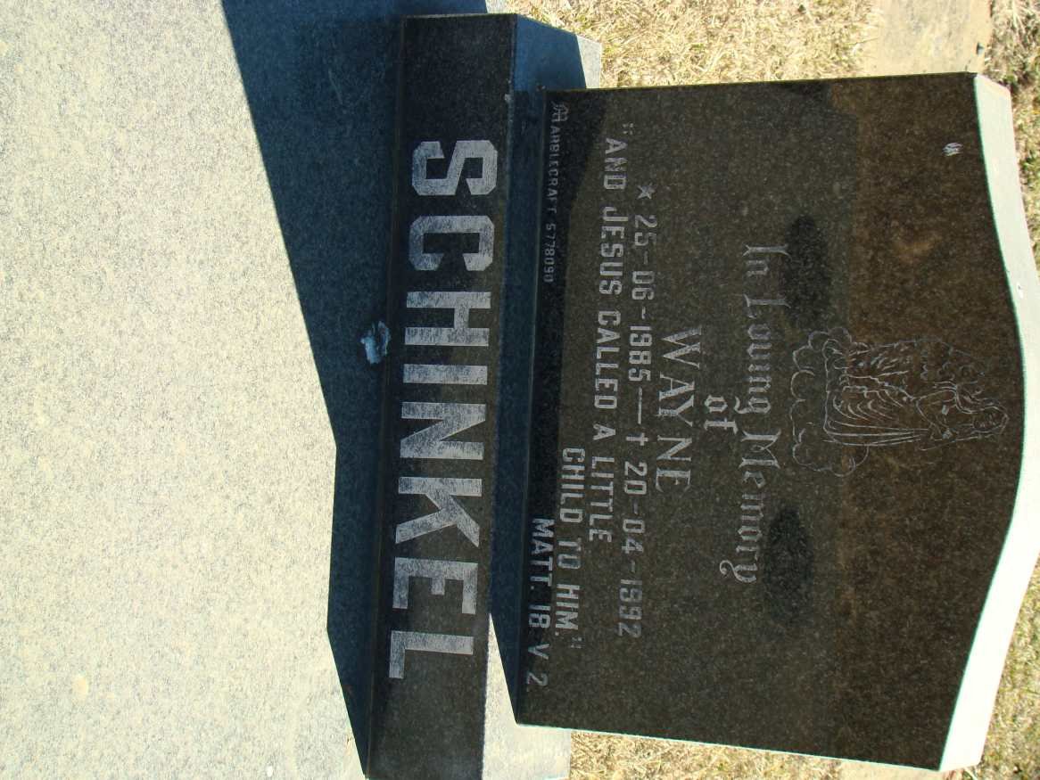 SCHINKEL Wayne 1985-1992