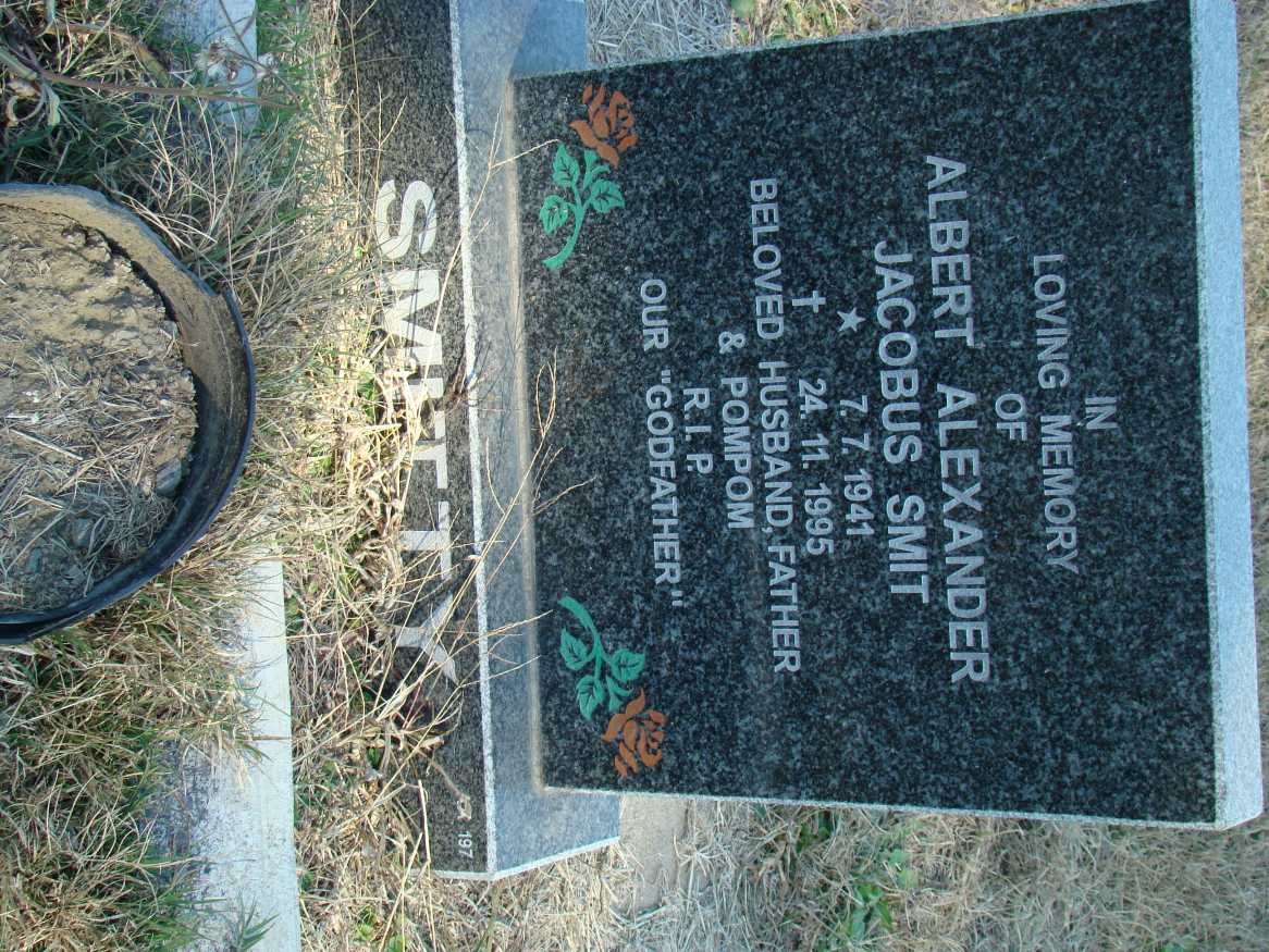 SMIT Albert Alexander Jacobus 1941-1995