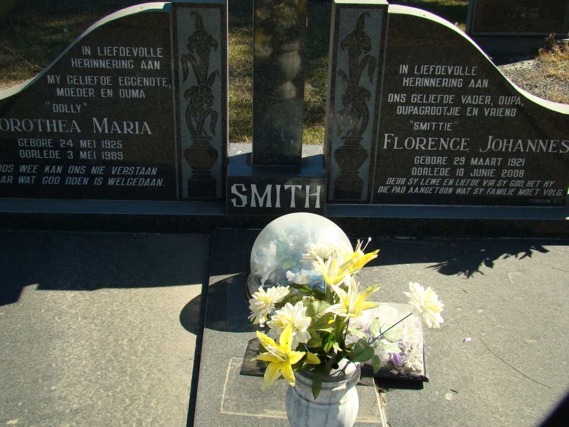 SMITH Florence Johannes 1921-2008 &amp; Dorothea Maria 1925-1989