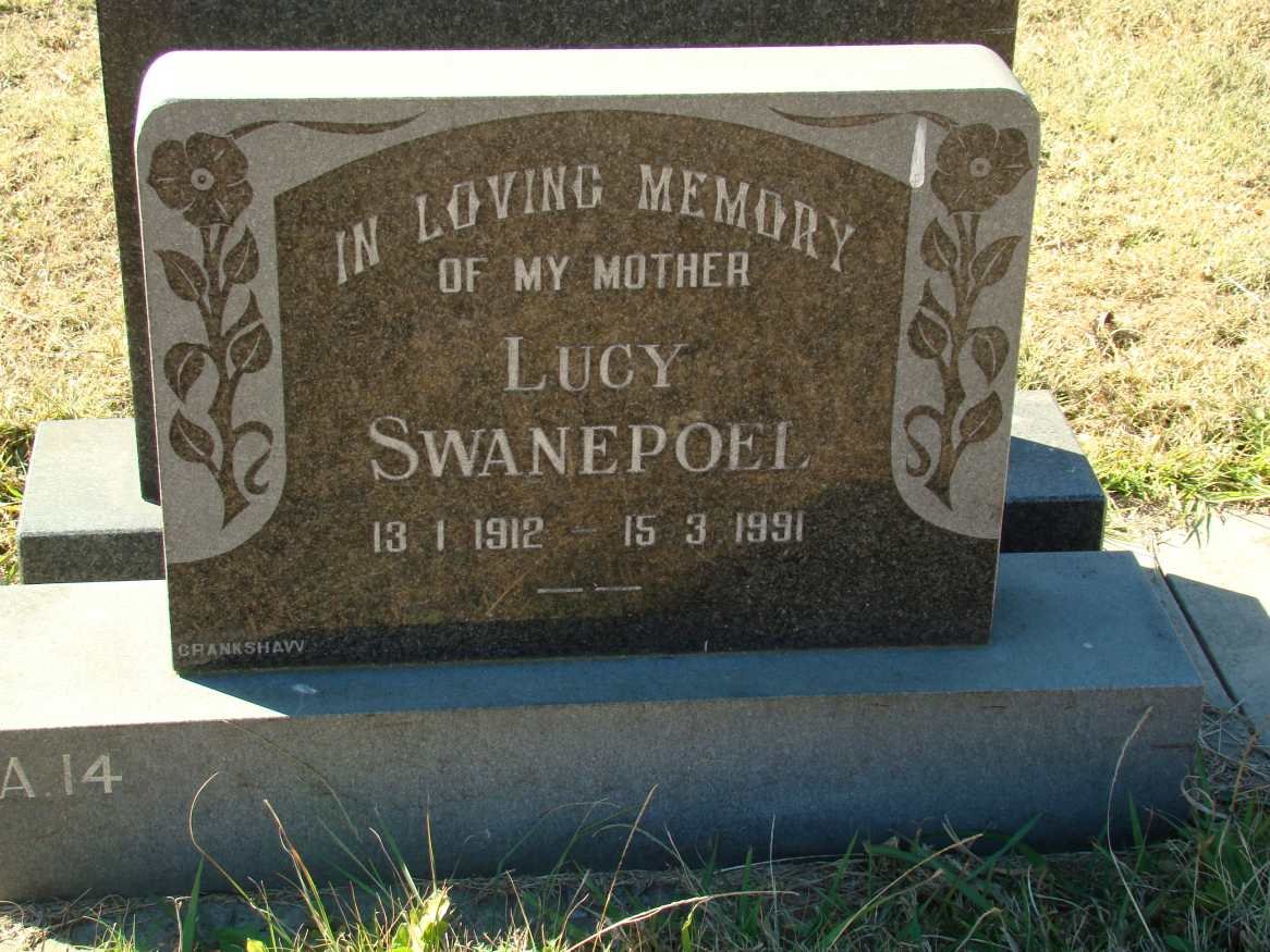 SWANEPOEL Lucy 1912-1991