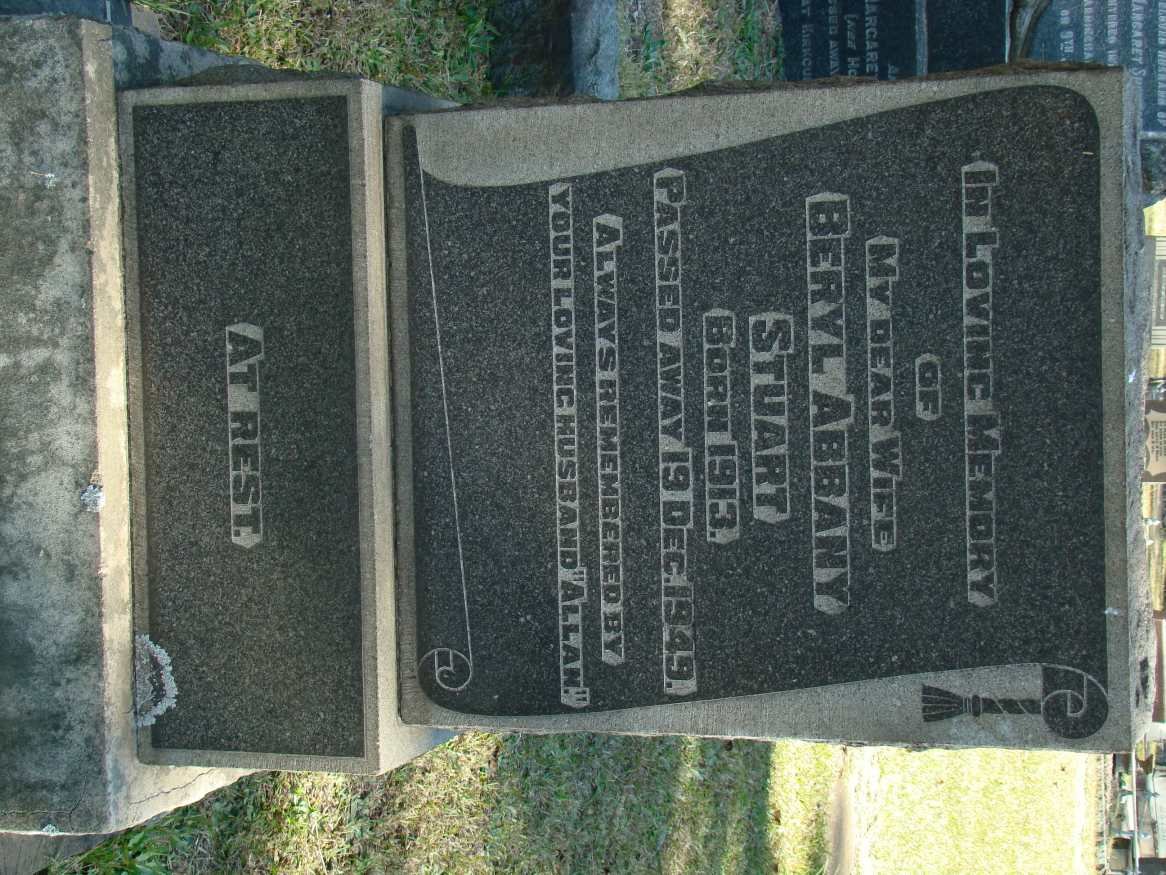 STUART Beryl Abbany 1913-1949