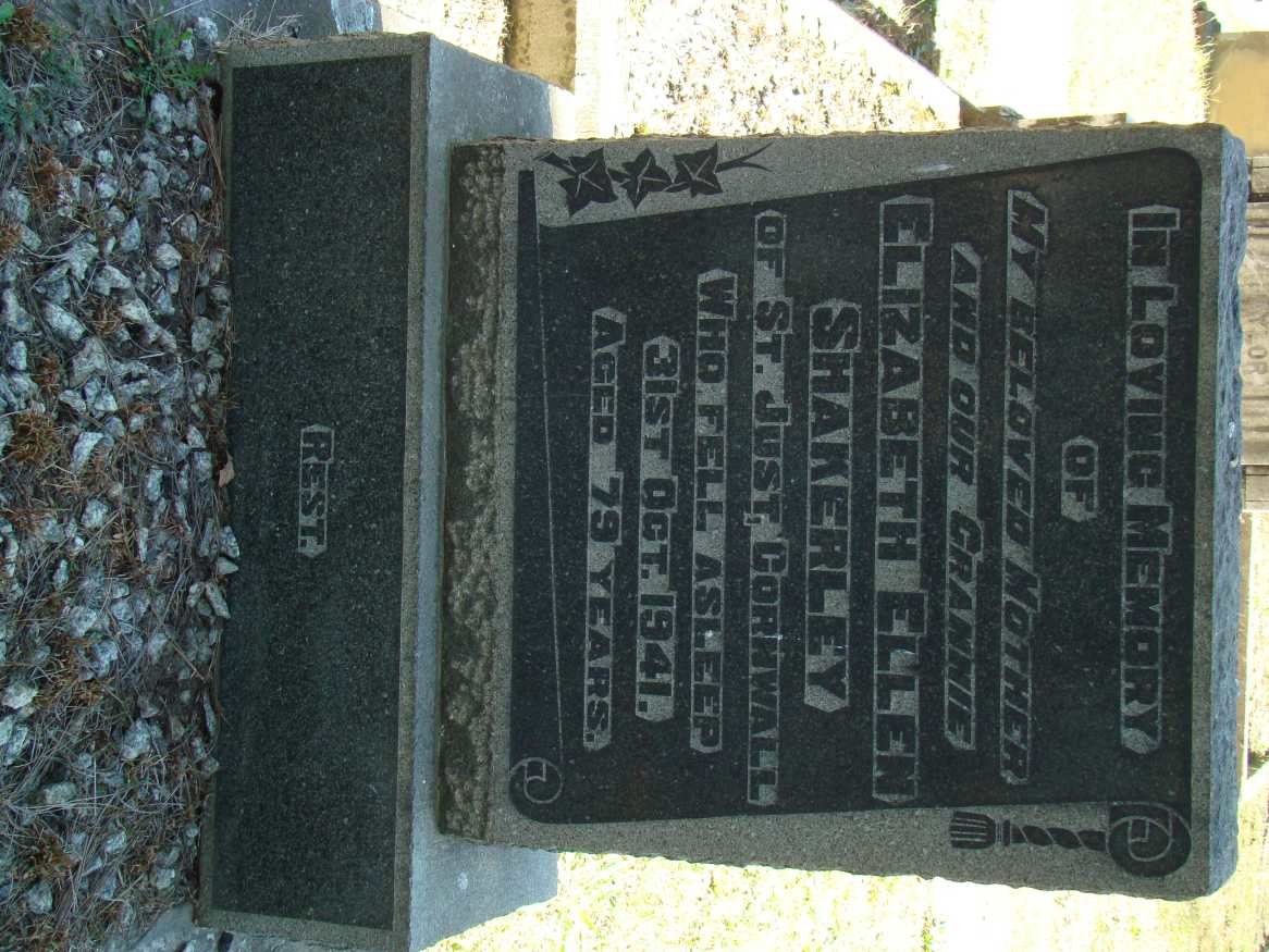 SHAKERLEY Elizabeth Ellen -1941