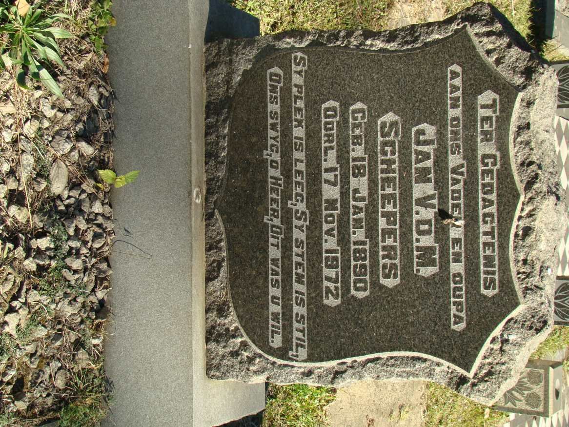 SCHEEPERS Jan V.d.M. 1890-1972