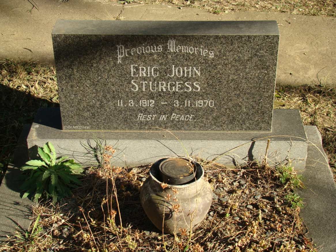 STURGESS Eric John 1912-1970