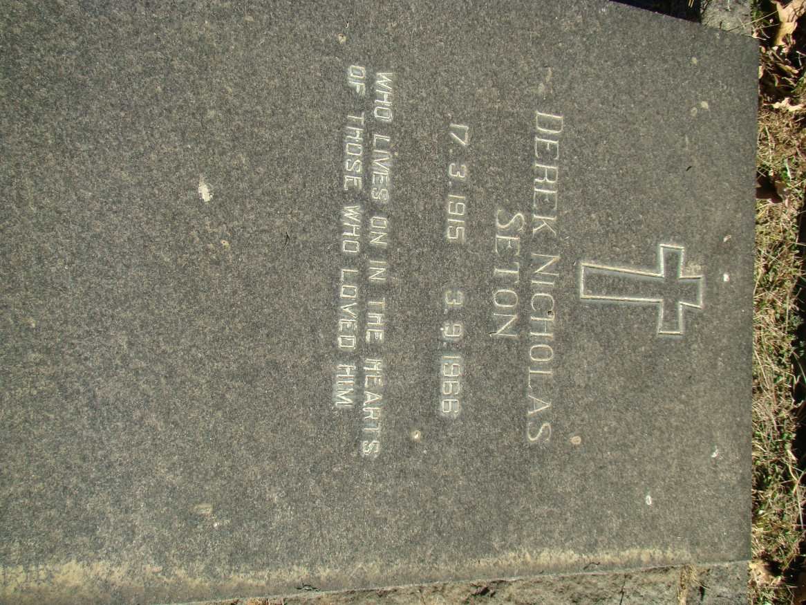 SETON Derek Nicholas 1915-1966