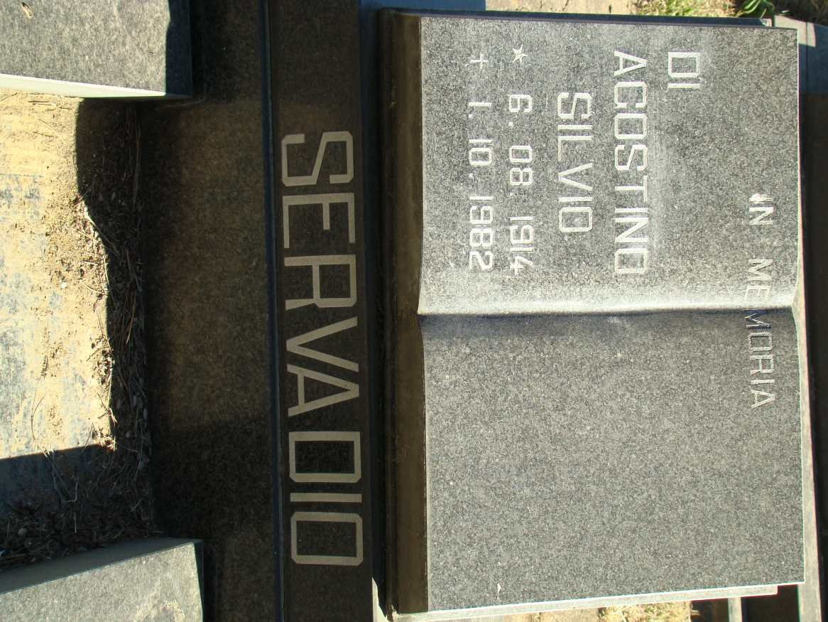 SERVADIO Agostino Silvio 1914-1982