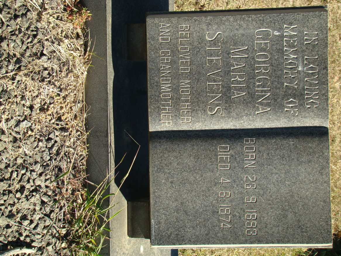 STEVENS Georgina Maria 1893-1974