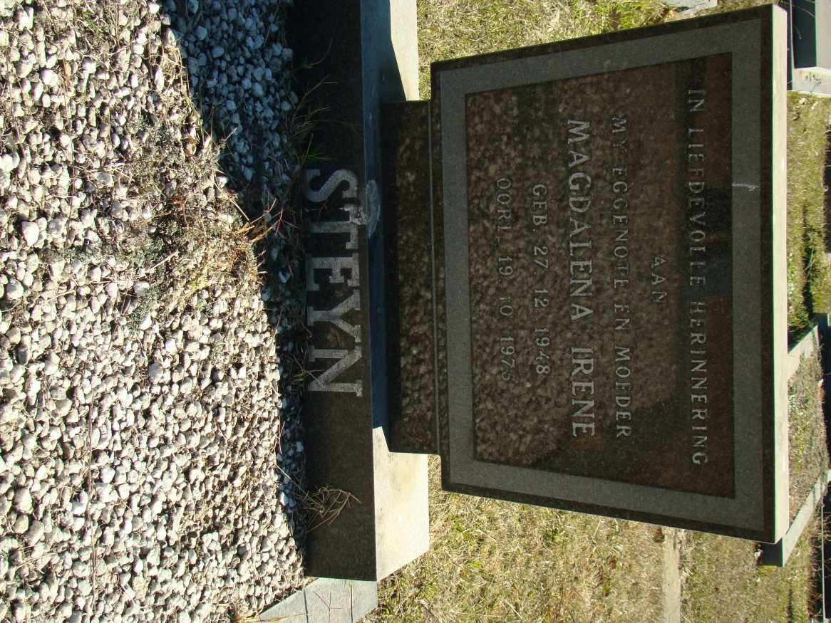 STEYN Magdalena Irene 1948-1975