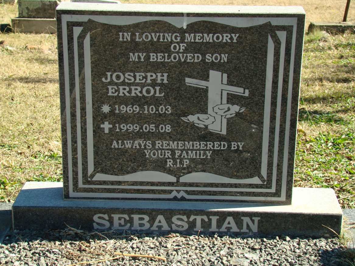 SEBASTIAN Joseph Errol 1969-1999