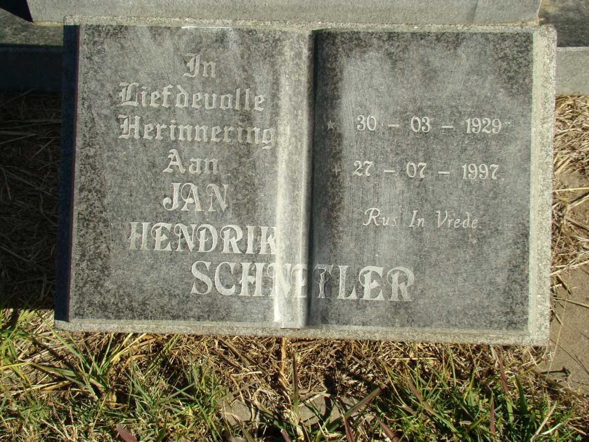 SCHNETLER Jan Hendrik 1929-1997
