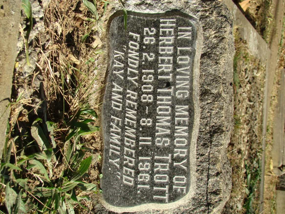 TROTT Herbert Thomas 1908-1961