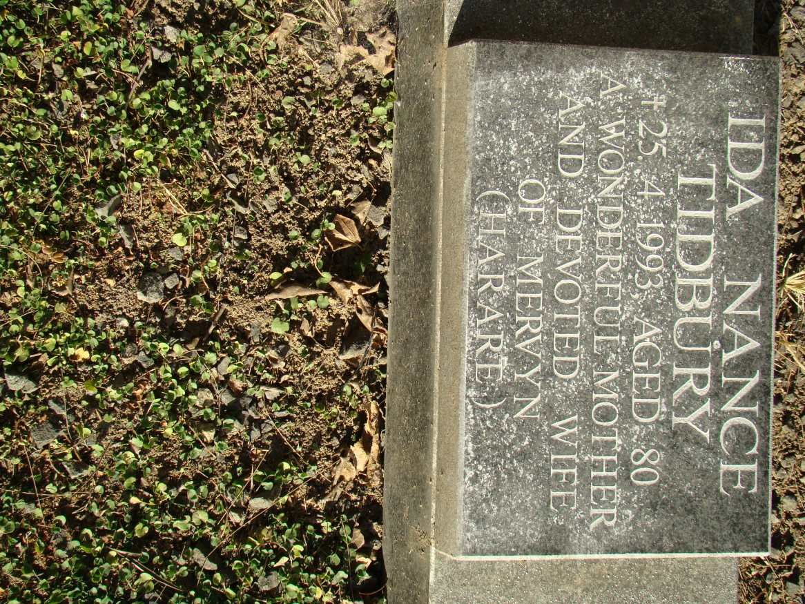 TIDBURY Ida Nance -1993