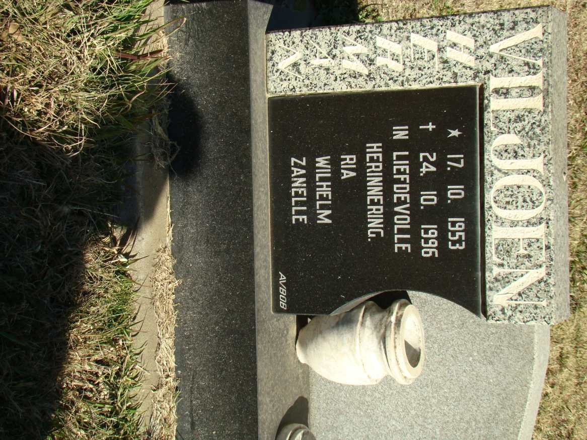 VILJOEN Herman 1953-1996