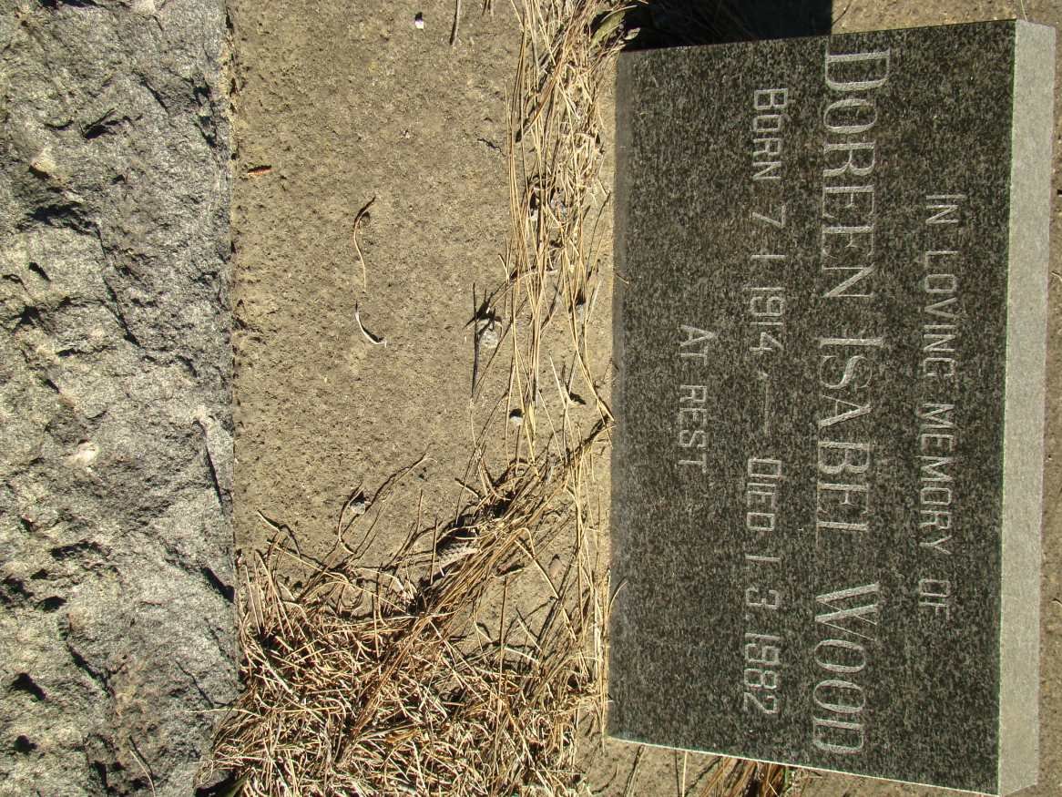 WOOD Doreen Isabel 1914-1982