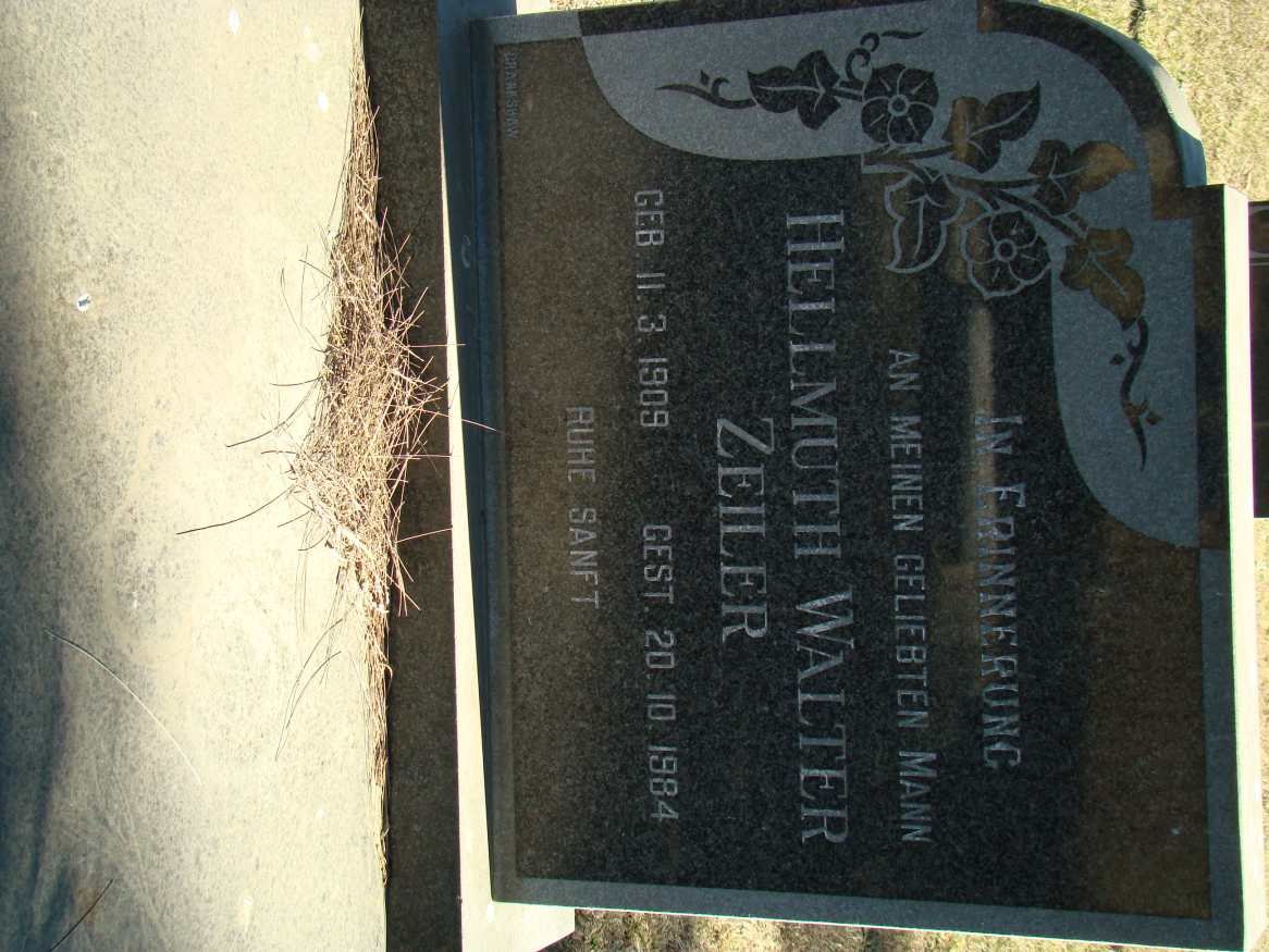 ZEILER Hellmuth Walter 1909-1984