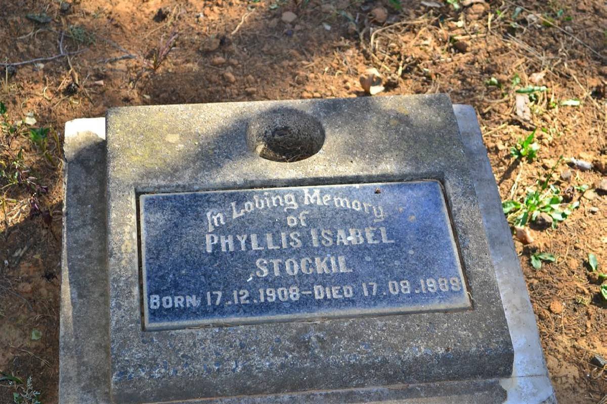 STOCKIL Phyllis Isabel 1908-1989