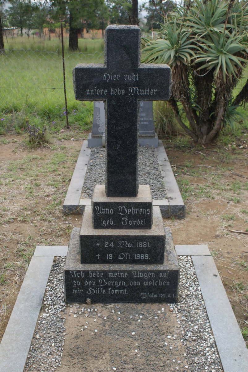 BEHRENS Urma nee TORDT 1881-1969