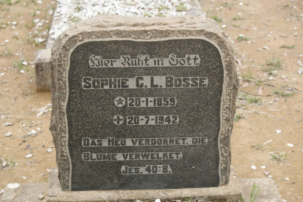 BOSSE Sophie C.L. 1859-1942