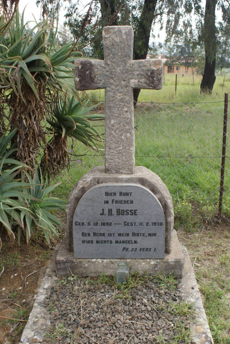 BOSSE J.H. 1882-1930