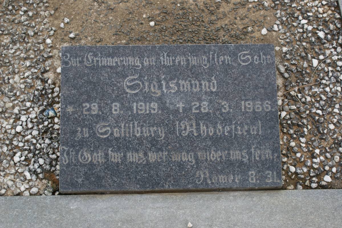 BEHRENS Sigismund 1919-1966