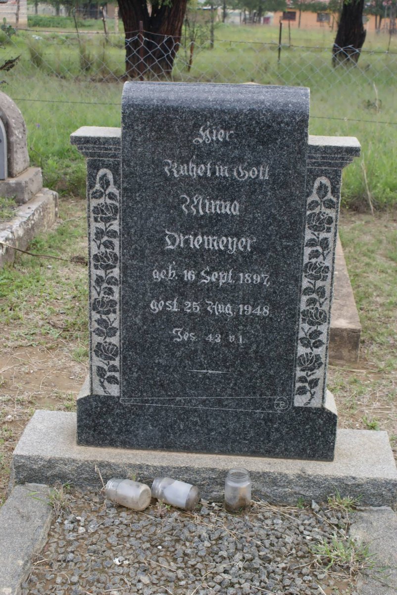 DRIEMEYER Minna 1897-1948