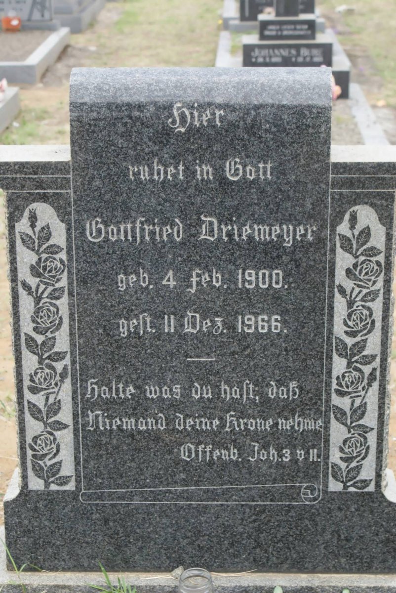 DRIEMEYER Godfried 1900-1966