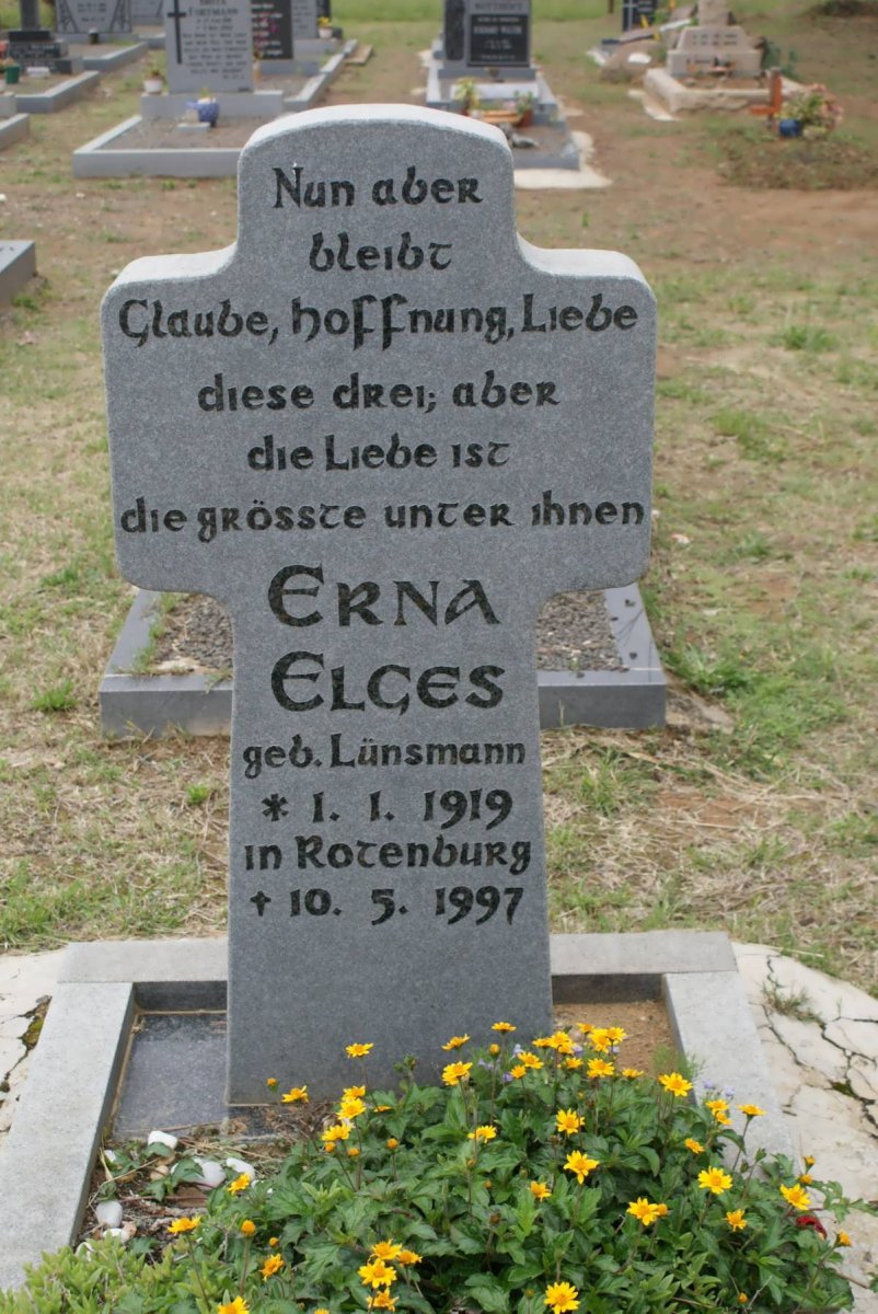ELGES Erna nee LUNSMANN 1919-1997