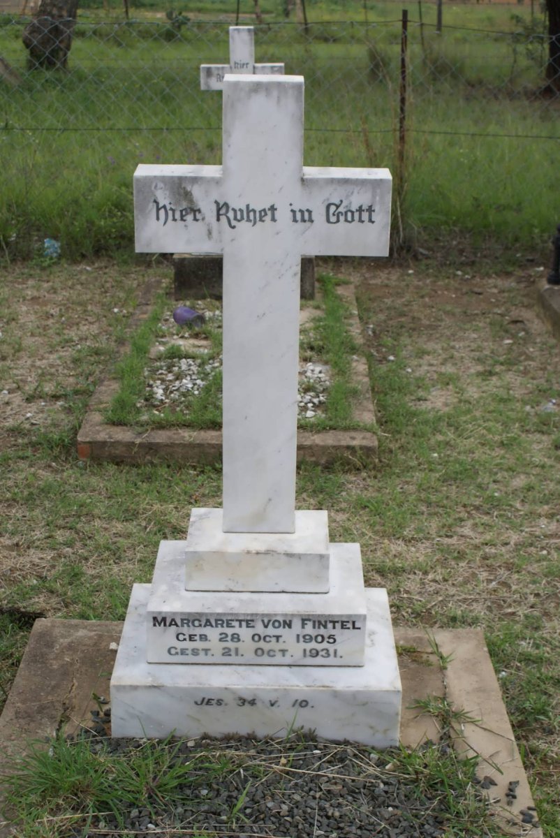 FINTEL Margarethe, von 1905-1931