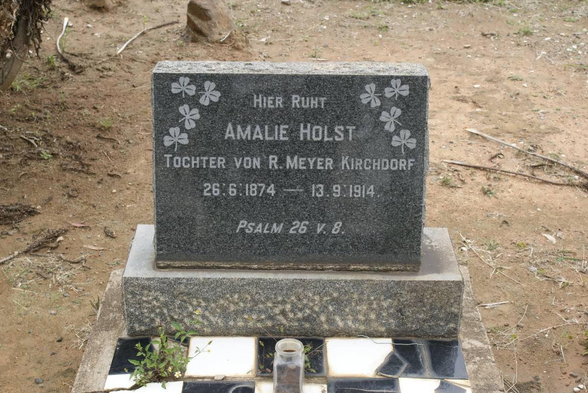 HOLST Amalie nee MEYER KIRCHDORF 1874-1914
